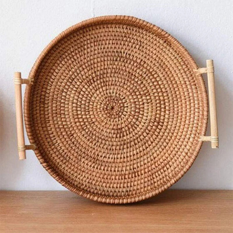 Handwoven Rattan Tray