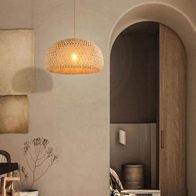 Allure Woven Lantern Pendant Lamp